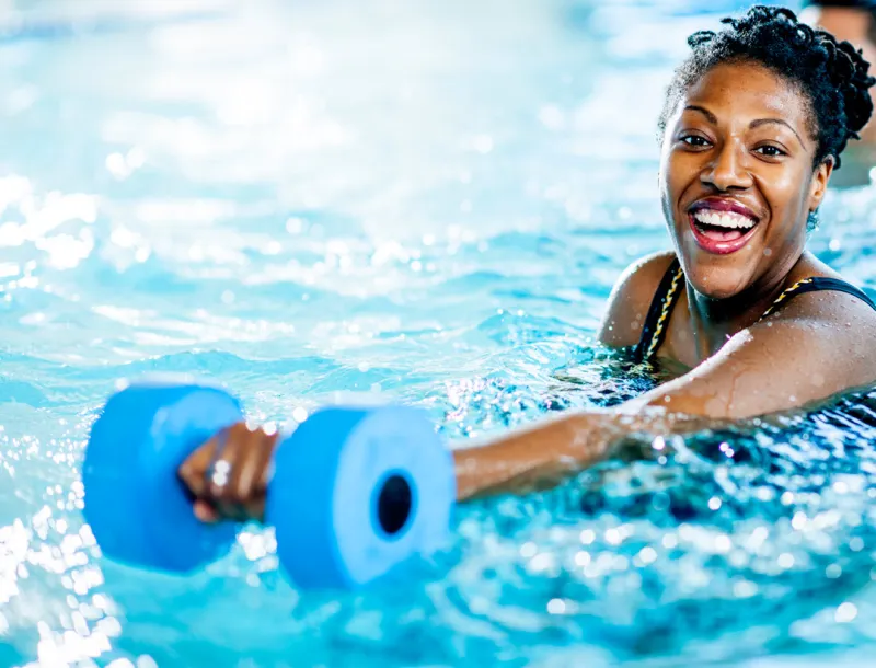 Try Pool Exercises water aerobics exercise routines free